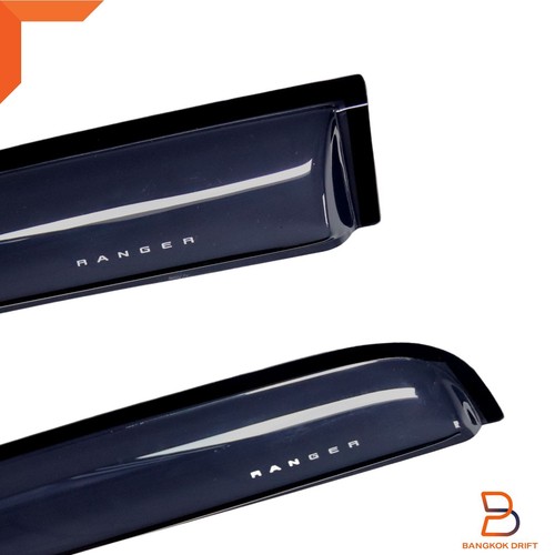 WEATHER SHIELD WINDOW VISOR RAIN GUARD FOR FORD RANGER T6 12-21 RAPTOR PX 4DOORS - Foto 7 di 8
