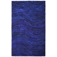 Brilliant Ribbon Blue Wave Rug (4' X 6') on sale Brilliant Ribbon Blue Wave Rug (4' X 6') on sale