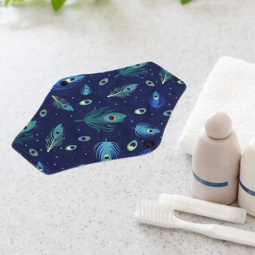 Sanitary Reusable Cloth Overnight Feminine Pads Menstrual Pads Reusable - Picture 10 of 12