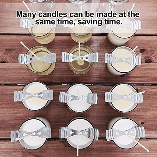 60pcs Metal Candle Wick Centering Devices, Silver Stainless Steel Candle Wick... - Picture 7 of 7