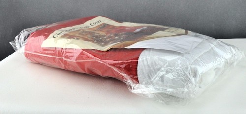 Nuovissimo cappello rosso DOYOLLA Babbo Natale coprisedia natalizio confezione 4 misto cotone - Foto 4 di 7