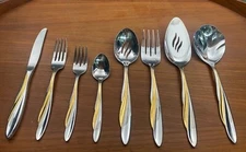 Oneida Community * GOLDEN SHORELINE Glossy Stainless Flatware CHOICE - (197)