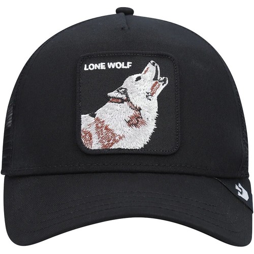 Casquette snapback Goorin Bros The Farm Animal Trucker Lone Wolf noire