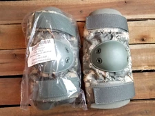 NEW US Military Issue Tactical Elbow Pads Set ACU Bijan Small Medium Large NIB