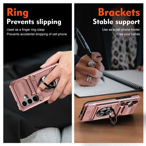 Für Samsung Galaxy A16 Handyhülle Ring Ständer Kartenhalter Cover - Bild 8 von 31