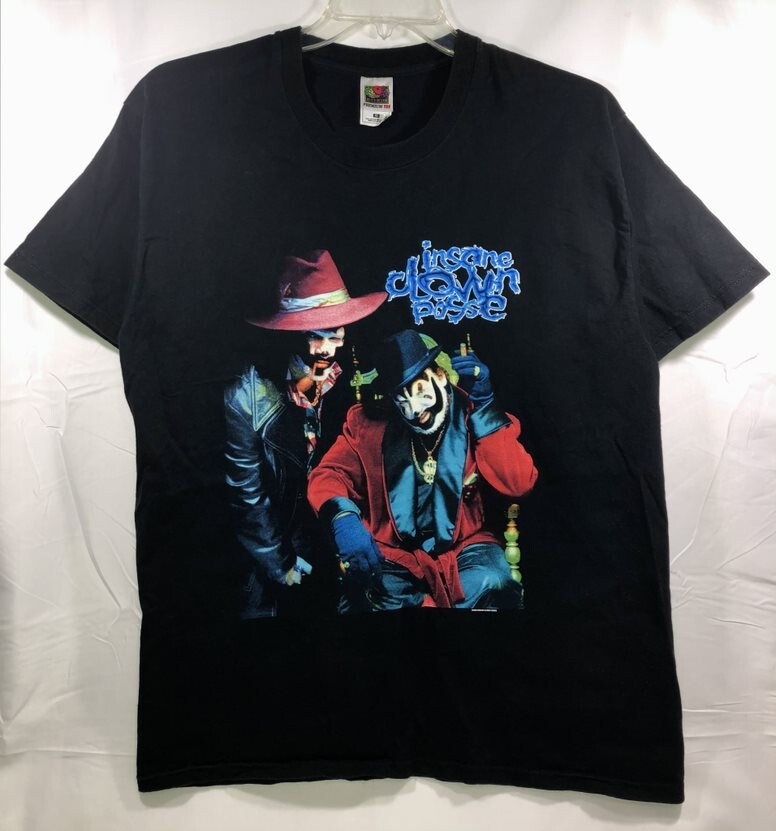 Vintage ICP 2000 Insane Clown Posse Big Money Hustlas Black T