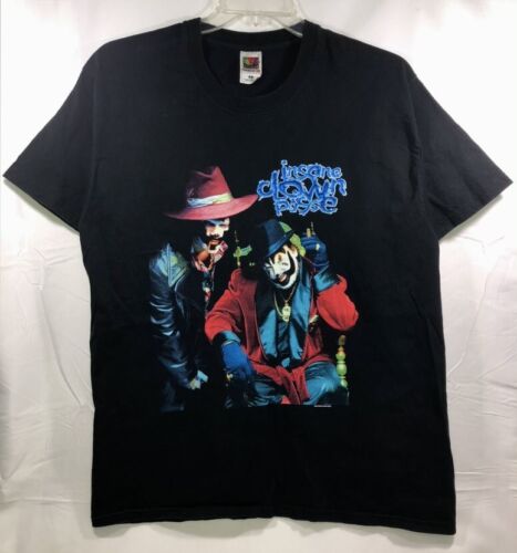 Camiseta negra vintage ICP 2000 Insane Clown Posse Big Money Hustlas para hombre XL - Imagen 2 de 8
