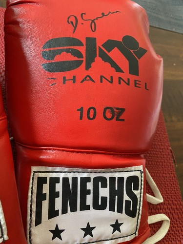 Danny Green Hand Signed Gloves Boxing Offical Authentic FENECHS 10 OZ Vintage - Picture 6 of 12