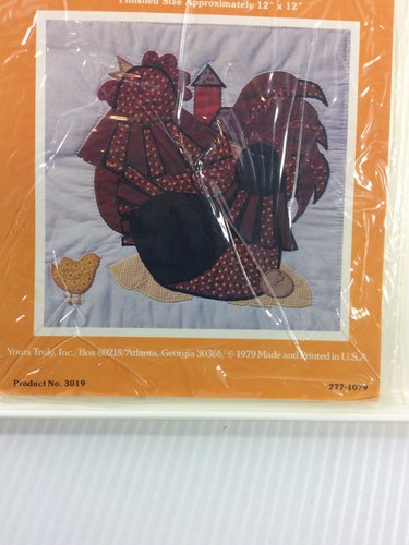 Yours Truly Inc 1979 Crafts Charming Chickens One Pattern 3019 - Imagen 4 de 7