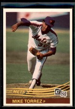1984 Donruss Mike Torrez #556 New York Mets