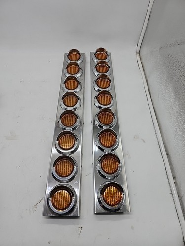 United Pacific 33606 Air Cleaner Light Bar   Front, Stainless Steel, With - Picture 1 of 2