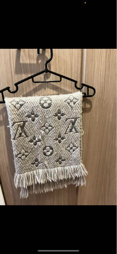 LOUIS VUITTON Echalp Logomania Scarf Monogram Women M74742 Used Item From Japan - Picture 2 of 4