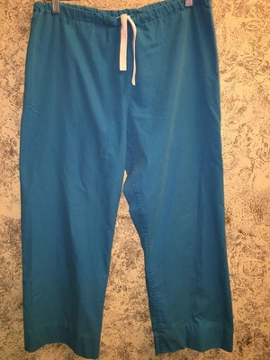 Urbane Royal Drawstring Scrub Pant Straight Leg Relaxed Fit #9502 Petite XXS