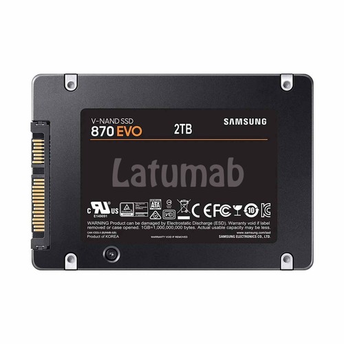Unidad de estado sólido Samsung SSD 870 EVO SSD 250 GB 500 GB 1 TB 2 TB SATA III nuevo lote - Imagen 7 de 11