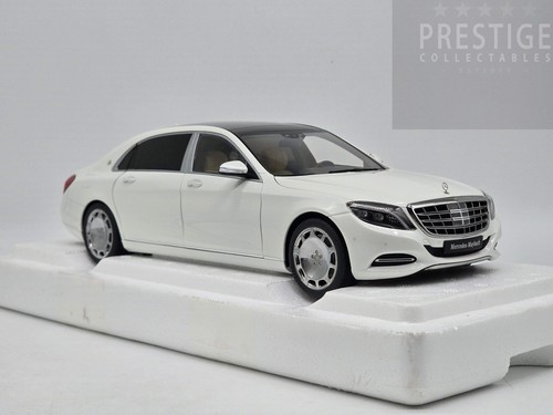AUTOart Mercedes Benz Maybach S-Class S600 White 76291 1:18 Scale - New - Picture 17 of 19