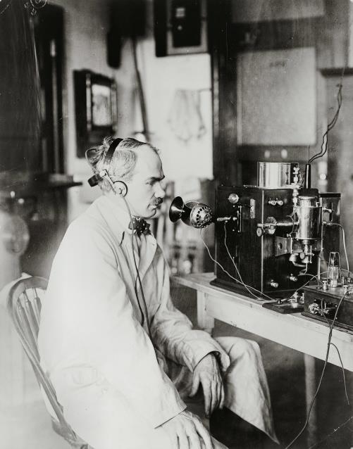 Lee De Forest,18731961,with one of his inventions,invented Audion