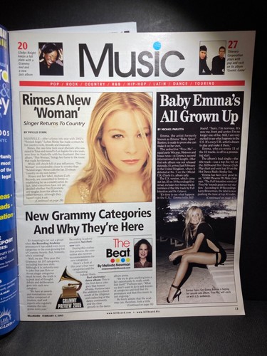 BILLBOARD Magazine February 5 2005 3 Doors Down Kanye West LeAnn Rimes - Imagen 2 de 4