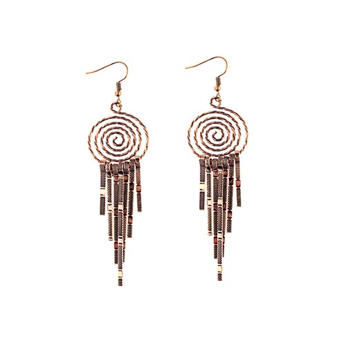 Pendientes colgantes/redondos étnicos redondos multicolor estilo bohemio vintage para mujer - Imagen 3 de 85