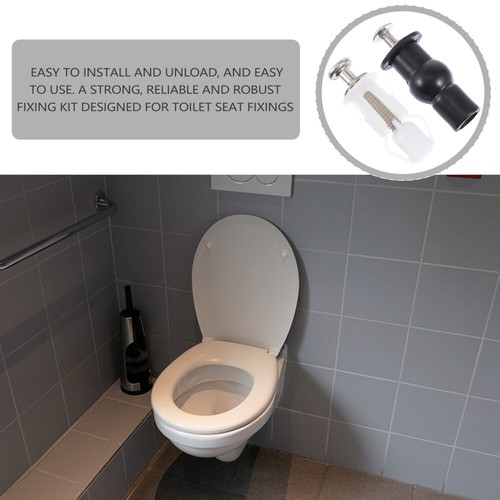 4PCS Toilet Seat Fixing Screws Bolts Home Toilet Seat Cover Mounted Screws - Photo 8/12