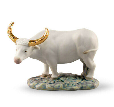 LLADRO THE OX MINI FIGURINE #9489 BRAND NIB CUTE CHINESE ZODIAC GOLD SAVE$$ F/SH 737859094897 | eBay