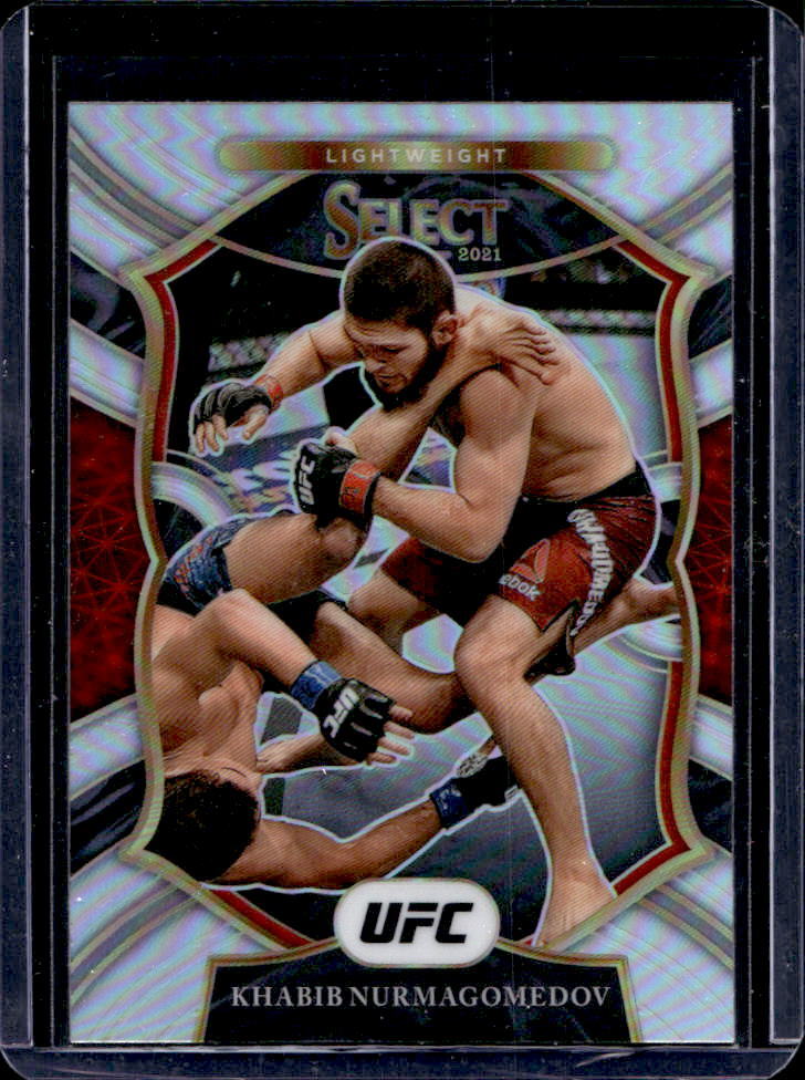 2021 Select UFC Khabib Nurmagomedov Silver Prizms Concourse #47