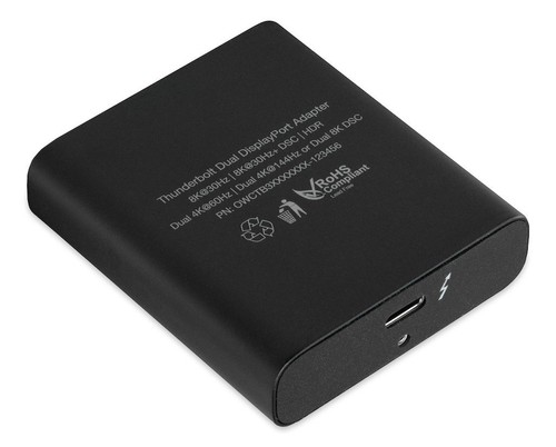 OWC Thunderbolt 3 / 4 (USB-C) to Dual DisplayPort Adapter up to 8K - Picture 3 of 10