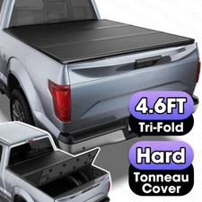 4.6FT Hard Tri-Fold for 22-25 Ford Maverick Tonneau Cover Truck Bed Waterproof
