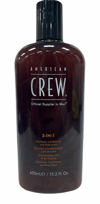 American Crew 3-in-1 Shampoo,Body Wash 15.2 oz (  FREE Conitioner 8.4oz )