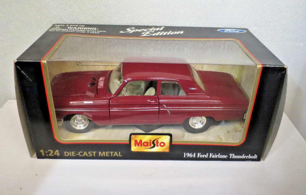 ミニカー Maisto 1964 FORD FAIRLANE THUNDERBOLT 1/24 MAISTO SPECIAL EDITION 1964 FORD FAIRLANE THUNDERBOLT