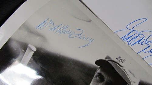 Bill Terry Signed 8 x 10 Photo PSA Certified - Picture 3 of 6