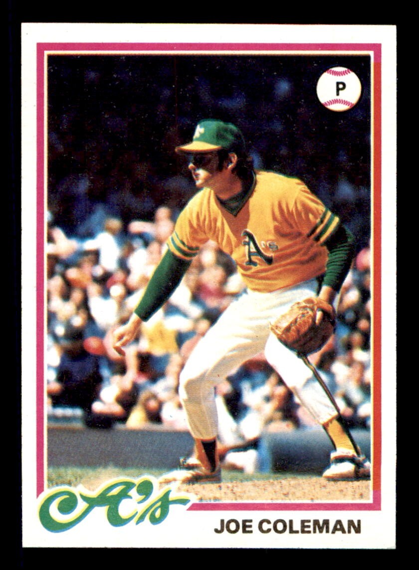 1978 Topps Baseball #554 Joe Coleman NM/MT *d3