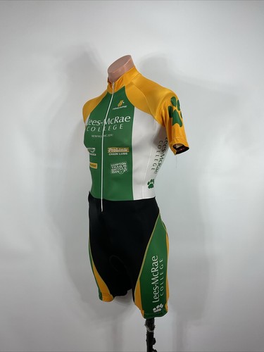 Hincapie Sportswear Cycling Bib Shorts Jersey Less McRae College S/M - Picture 7 of 8
