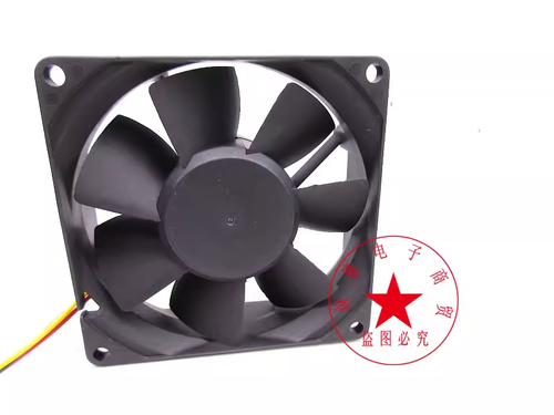 1PC SUNON 8CM KDE1208PTV3 12V chassis power supply silent fan 8025 - Picture 2 of 2