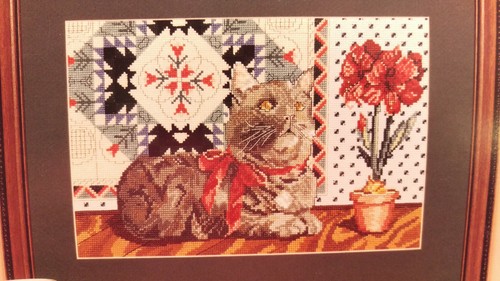 Canterbury Designs Cross Stitch Leaflet #28 Xstitch Pattern Cats and Quilts One - Picture 3 of 7