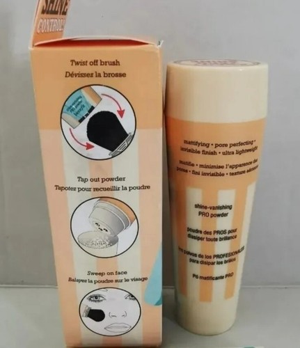 Benefit The Pore Fessional Agent Zero Shine Vanishing Pro Powder With Brush BNIB - Picture 4 of 7