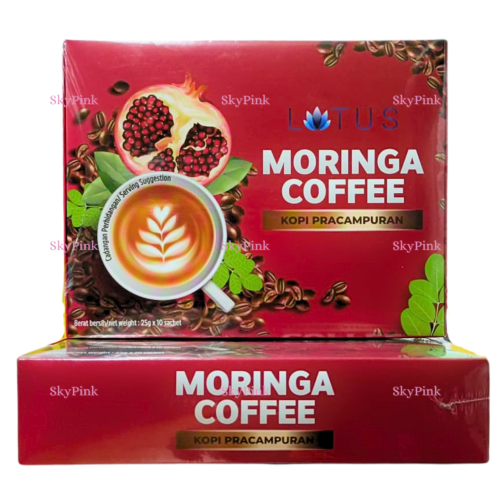 Caffè Premix Moringa Caffè LOTUS (1 Scatola 10 Bustine x 25G) Scadenza: Aprile 2026 - Foto 3 di 5
