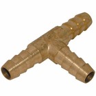Tee Brass Crimp & Hose Barb Fittings