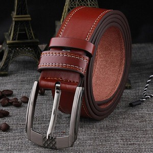 Men-039-s-Leather-Waistband-Casual-Luxury-Belt-Waist-Strap-Alloy-Pin-Buckle-Belts-H