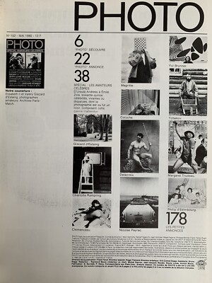 FRENCH PHOTO MAGAZINE VINTAGE # 152 MAY 1980 SPECIAL EDITION 178