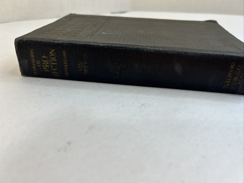 1927 Richardson's Handbook of Projection, The Blue Book of Projection Volume 1 - Picture 3 of 11
