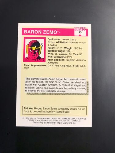 Complete Your Set - 1990 Impel Marvel Universe Series 1 Cards - Pick - 第 106/321 張圖片