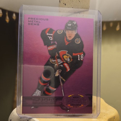 Upper Deck Precious Metal Gems Tim Stutzle 2020-2021 #UD-TS 211 /250 - Picture 3 of 3