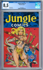 Jungle Comics 1 CGC Graded 8.5 VF+ Dave Stevens Blackthrone 1988