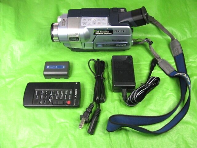 Sony DCR-TRV350 Digital8 Camcorder - Record Transfer Watch Sony DCR-TRV350 Digital8 Camcorder - Record Transfer Watch