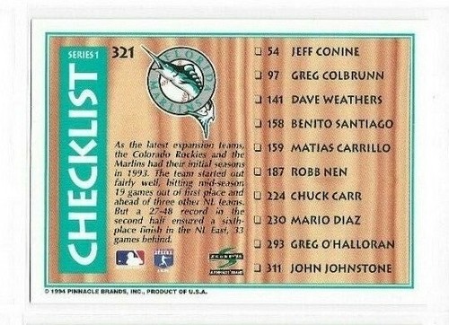 1995 Score Baseball Trading Cards Singles / Choose From List  #s 251 - 500 / mb9 - Picture 71 of 250