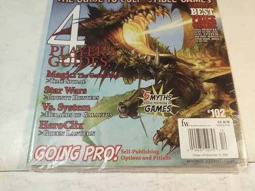 Krause Pub Scrye  #102 "Players Guides - MTG Time Spiral, Star Wars Bounty new - Picture 4 of 4