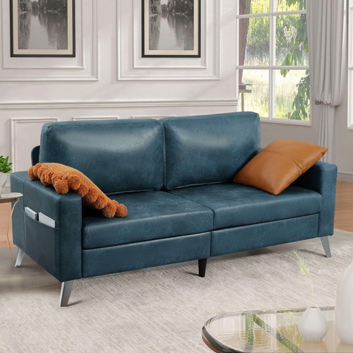 79" Oversized Sofa Couch Modern Loveseat Upholstered Lounge Livingroom Furniture - Picture 30 of 64