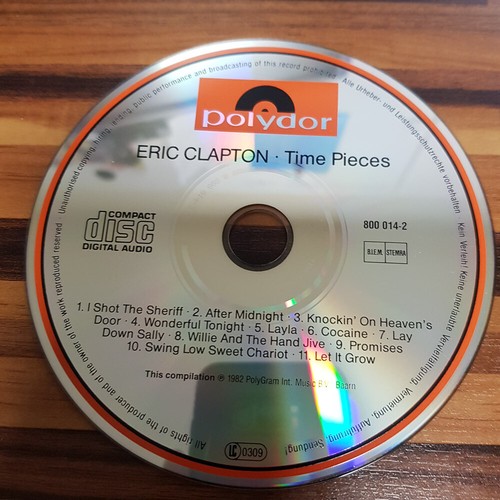 ERIC CLAPTON : Time Pieces - Best Of Eric Clapton  GER  > VG+ (CD) - Bild 2 von 3