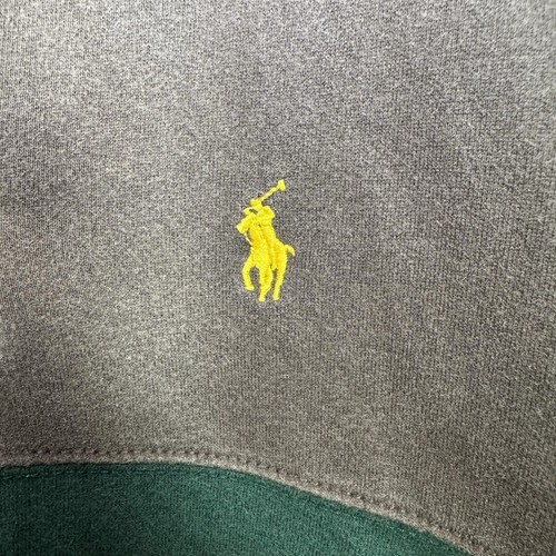 Vintage Polo Ralph Lauren Rugby Shirt Small Brown Yellow Green Striped 90s Faded - Picture 3 of 12