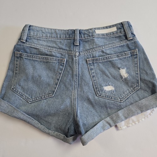 Cello Jean Shorts Women Size XS Blue Mid Rise Cuffed - Picture 10 of 10